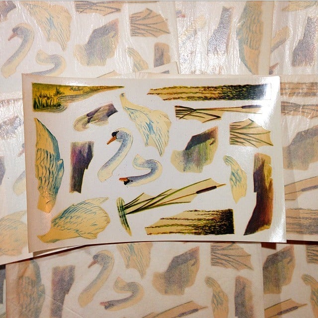 Decal Puzzle Swans No. 37