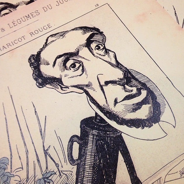 Dessin Satirique: Le Haricot Rouge 1940 N°1