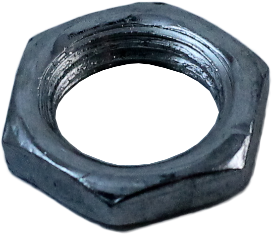 écrou fin acier zingué zinc m10 électrique métal électricité tube passage de cable luminaire fil