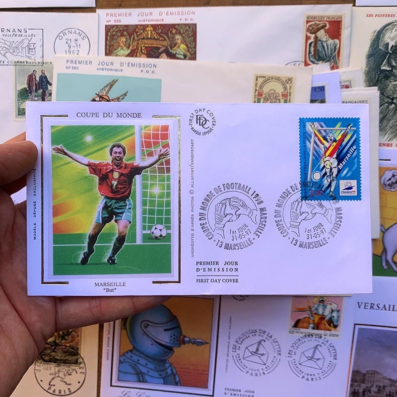 enveloppe premier jour d'édition timbre sortie officielle la poste ancienne vintage 1960 1970 1980 1990 france