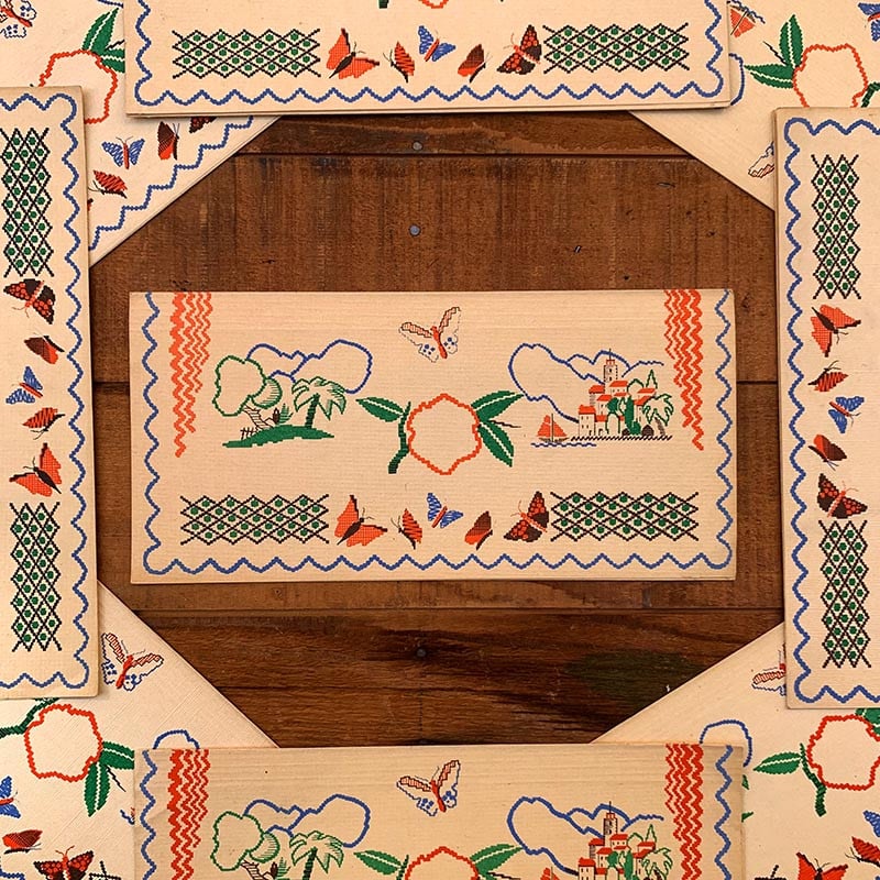 enveloppe papier rhum negrita bardinet ancien vintage imprimerie 1950 1960 hotel épicerie