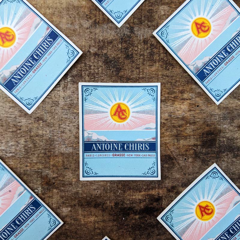 Perfume Label "Antoine Chiris" 1930