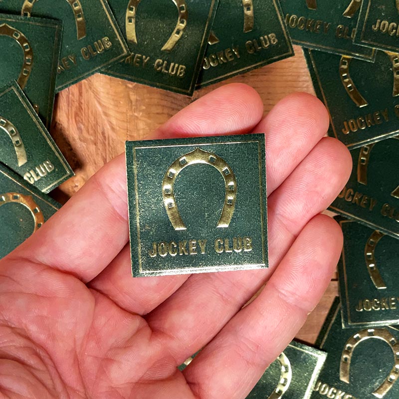 étiquette de parfum ancienne corse grasse paris 1930 jockey club fer à cheval