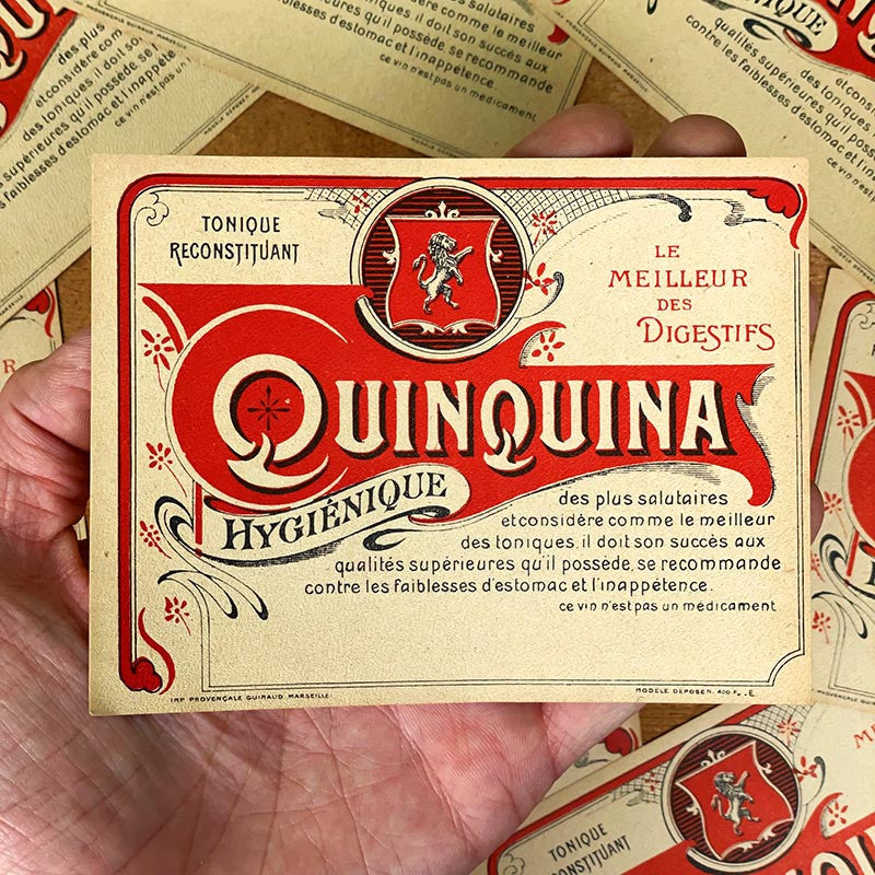 Étiquette Quinquina 1900