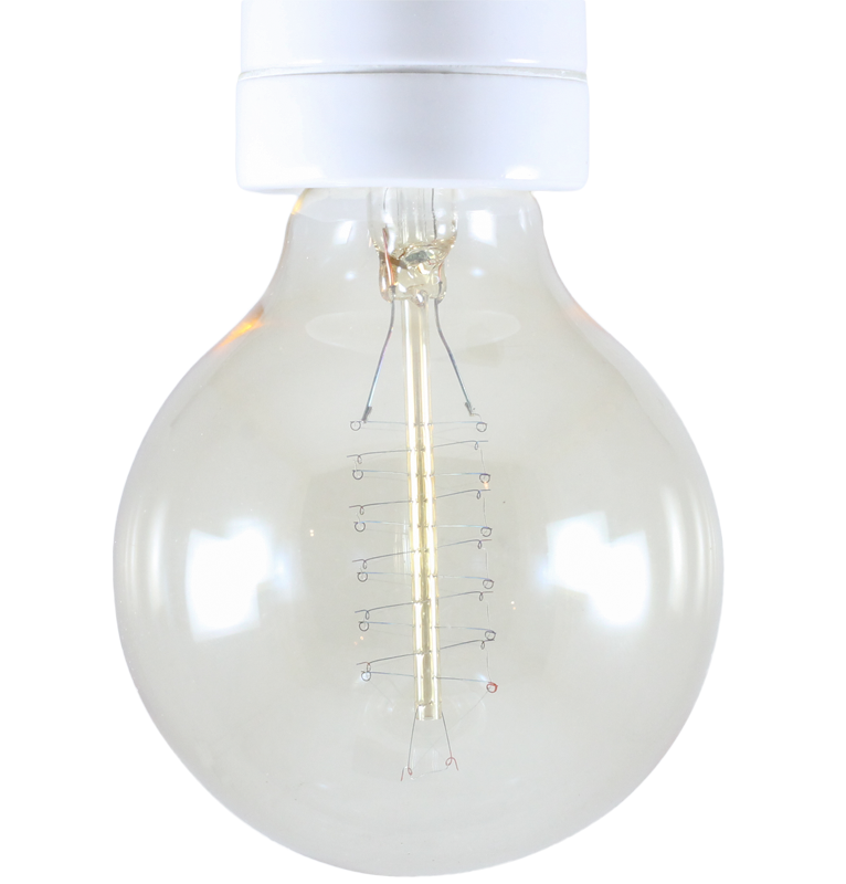 ampoule filament carbone e27 électricité quincaillerie lampe spirale 30w