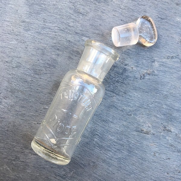 1920 Iodine Tincture Bottle