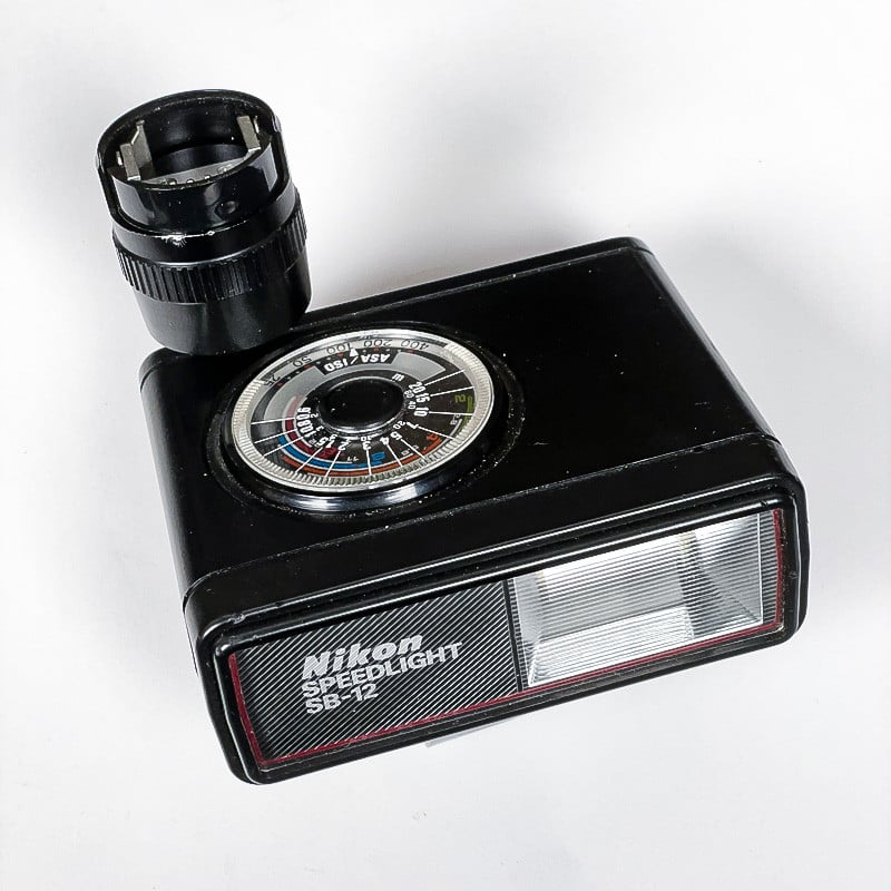 nikon flash sb12 sb-12 f3 appareil photo argentique 35mm 135 24x36 film pellicule