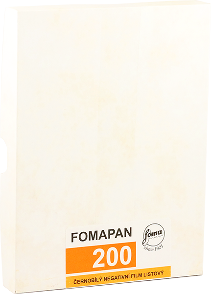 foma fomapan 200 4 5 inch plan film 4x5 inch argentique negatif noir et blanc 50pcs
