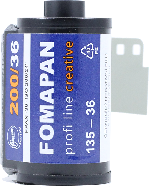 fomapan creative 200 35mm 135 pellicule argentique noir et blanc