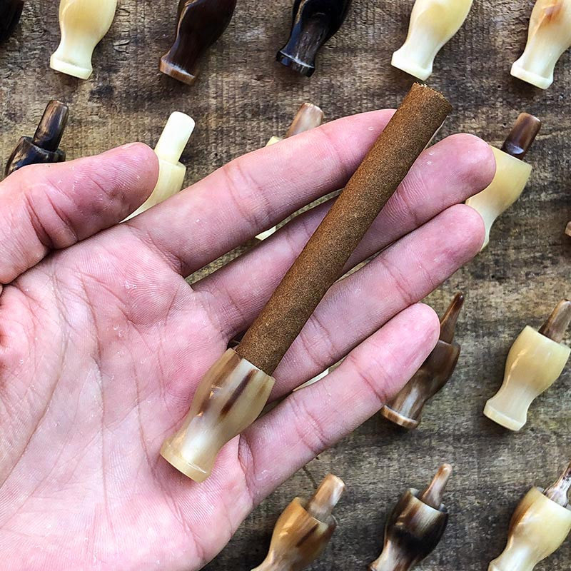 fume cigare en corne fabrique ancienne jura 1930 ancien vintage tabac saint claude accessoire fumeur