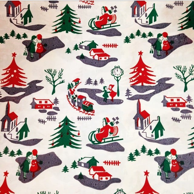 Large 1970 Christmas Gift Bag No. 3