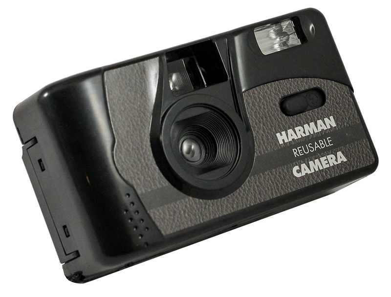 Harman Camera Appareil 35mm réutilisable flash 400 Iso argentique Vintage