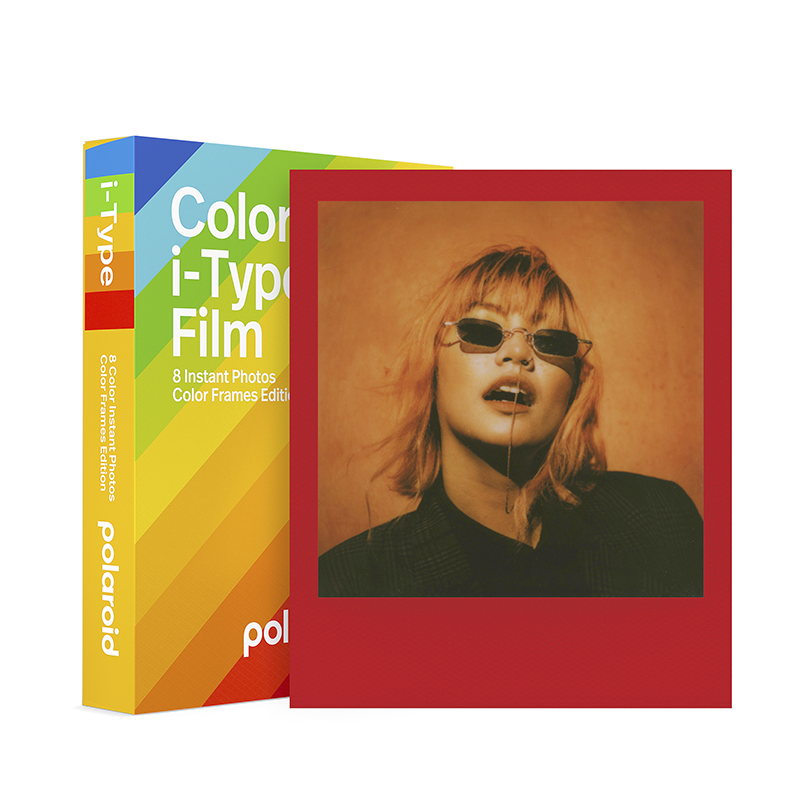 Pellicule polaroid couleur instantanée i-type i type photographie color frames edition bords colorés