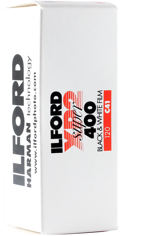 ilford xp2 super 400 film 120 moyen format pellicule argentique noir et blanc