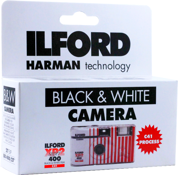 appareil photo jetable ilford xp2 noir et blanc 27 poses photos flash argentique c41