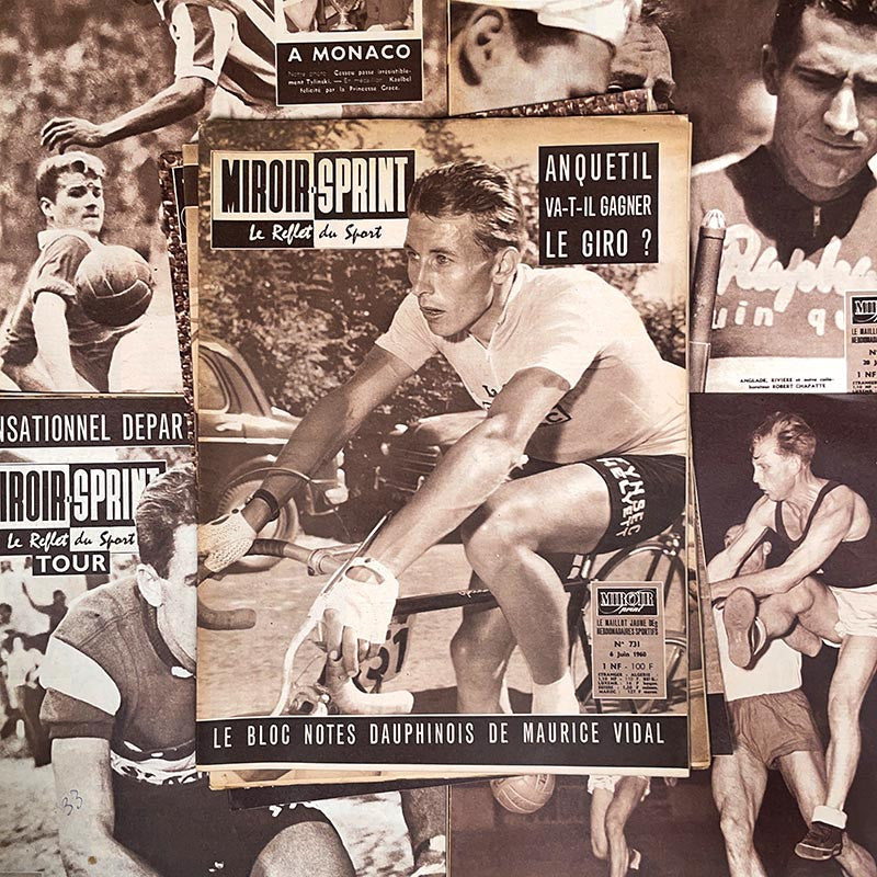 journal le miroir sprint sport photo sportif ancien vintage papier illustré illustration exemplaire numéro 1951 1950 1960 1961