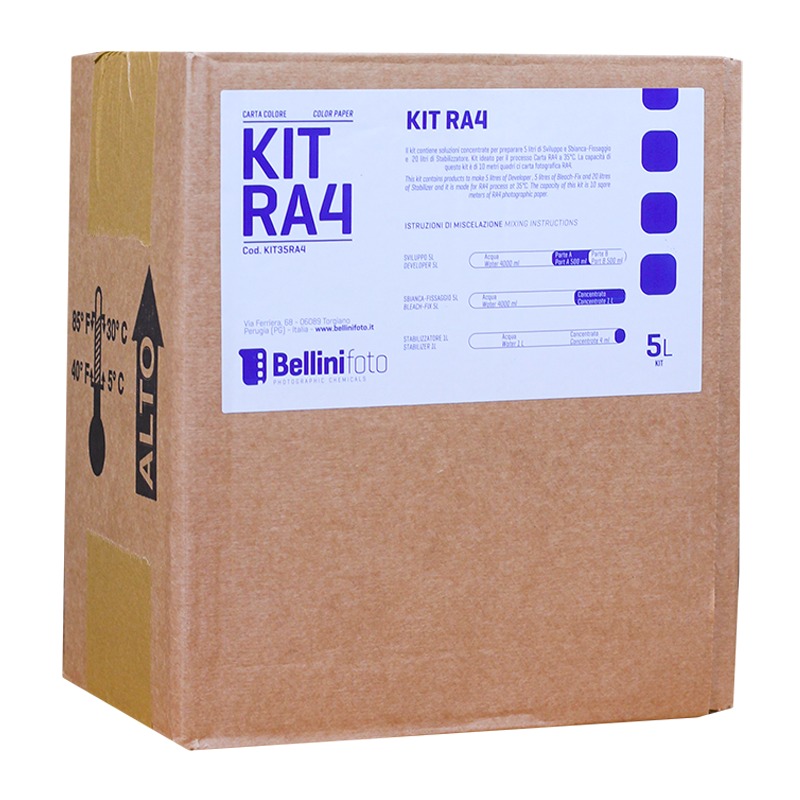 kit ra4 couleur papier développement fixateur blanchiment stabilisateur procédé argentique chimie tirage