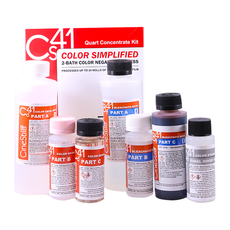cinestill c41 négatif cs41 kit liquide color simplified développement couleur 24 films