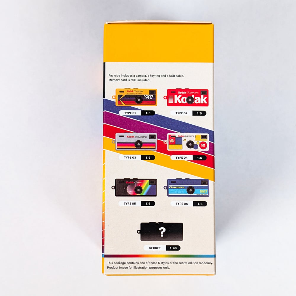kodak charmera porte-clefs appareil photo numérique digital filtre reto vintage argentique film 1987