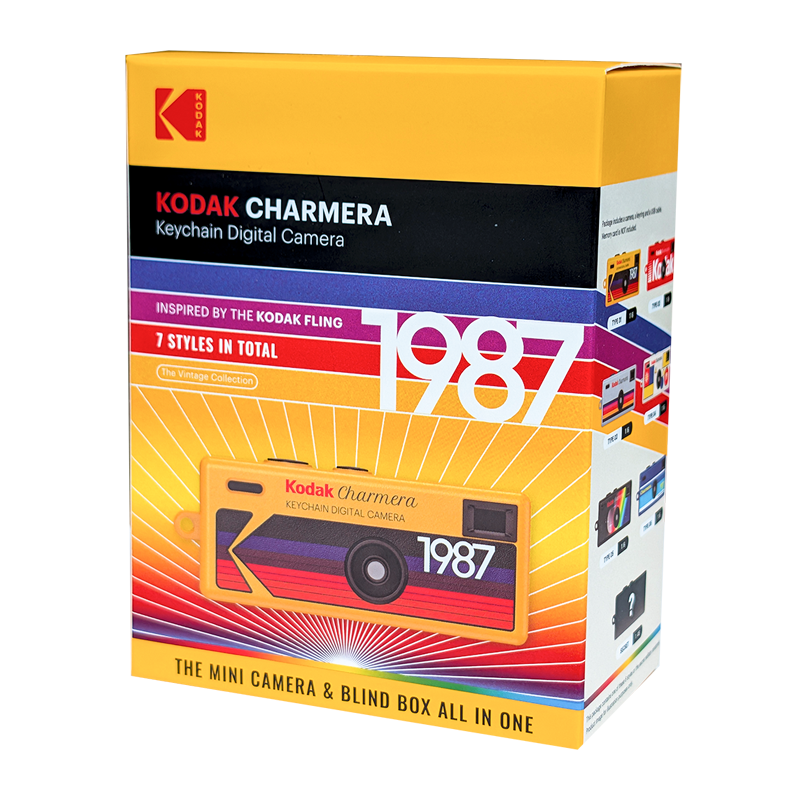 kodak charmera porte-clefs appareil photo numérique digital filtre reto vintage argentique film 1987