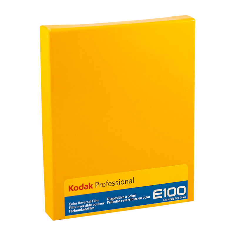 plan film argentique kodak ektachrome e100 45 inch 4 5 inch plein format iso 100 diapositive diapositive diapo nouvelle