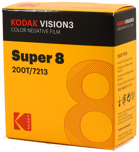Kodak vison 3 super 8 film 200 T 7213 pellicule caméra