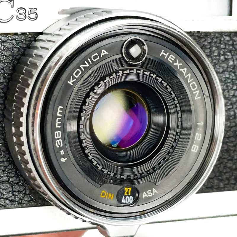 konica c35 e&L compact hexanon 38mm 2.8 35 135 24x36 film argentique pellicule photographie photo platy