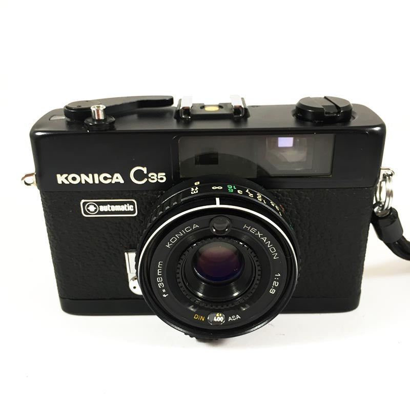 Konica C35 Automatic Noir & Hexanon 38mm 2.8