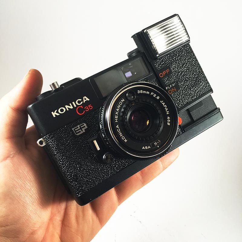 Konica C35 EF & 38mm 2.8