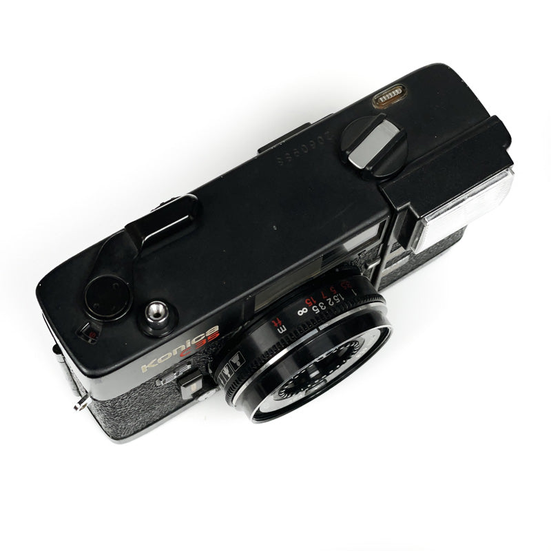 konica c35 EF ancien vintage point and shoot camera photo photographie argentique film pellicule 135 35mm 38mm 24x36 platy