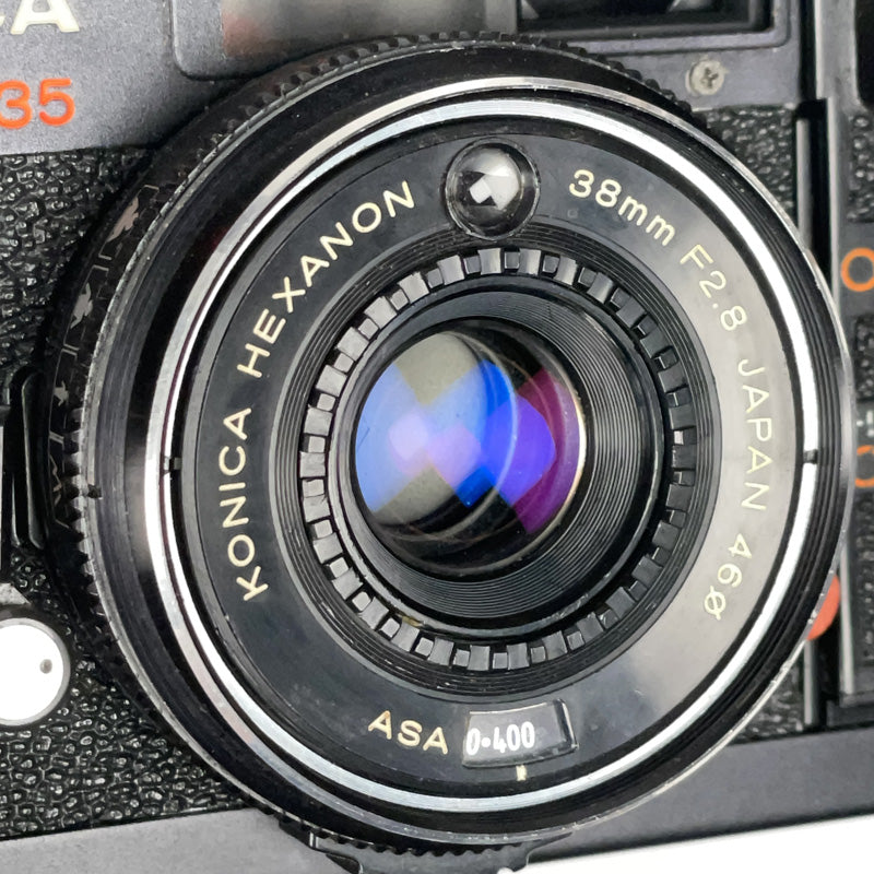 konica c35 EF ancien vintage point and shoot camera photo photographie argentique film pellicule 135 35mm 38mm 24x36 platy