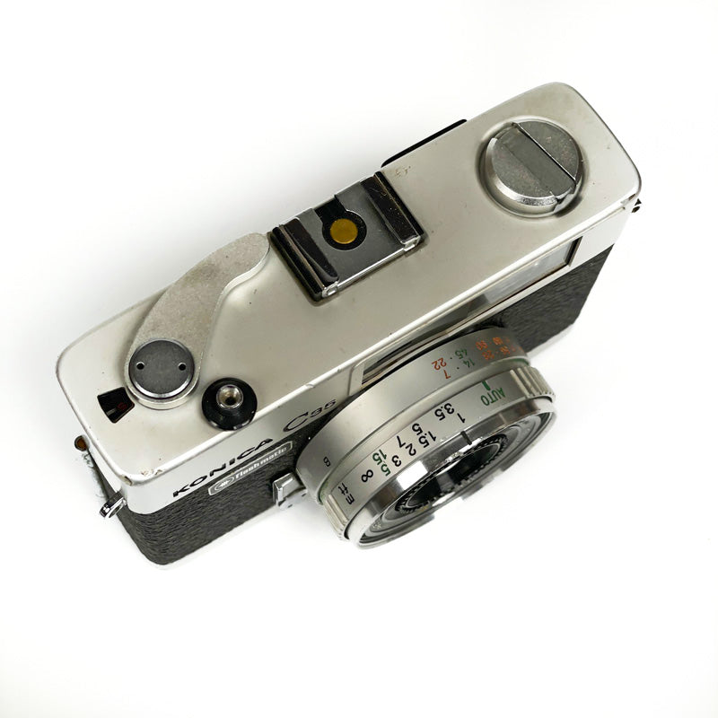 konica c35 flashmatic compact hexanon 38mm 2.8 télémètre rangefinder 35 135 24x36 film argentique pellicule photographie photo platy