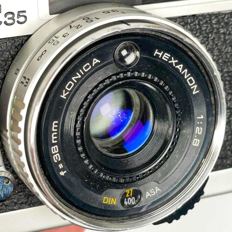 konica c35 flashmatic compact hexanon 38mm 2.8 télémètre rangefinder 35 135 24x36 film argentique pellicule photographie photo platy