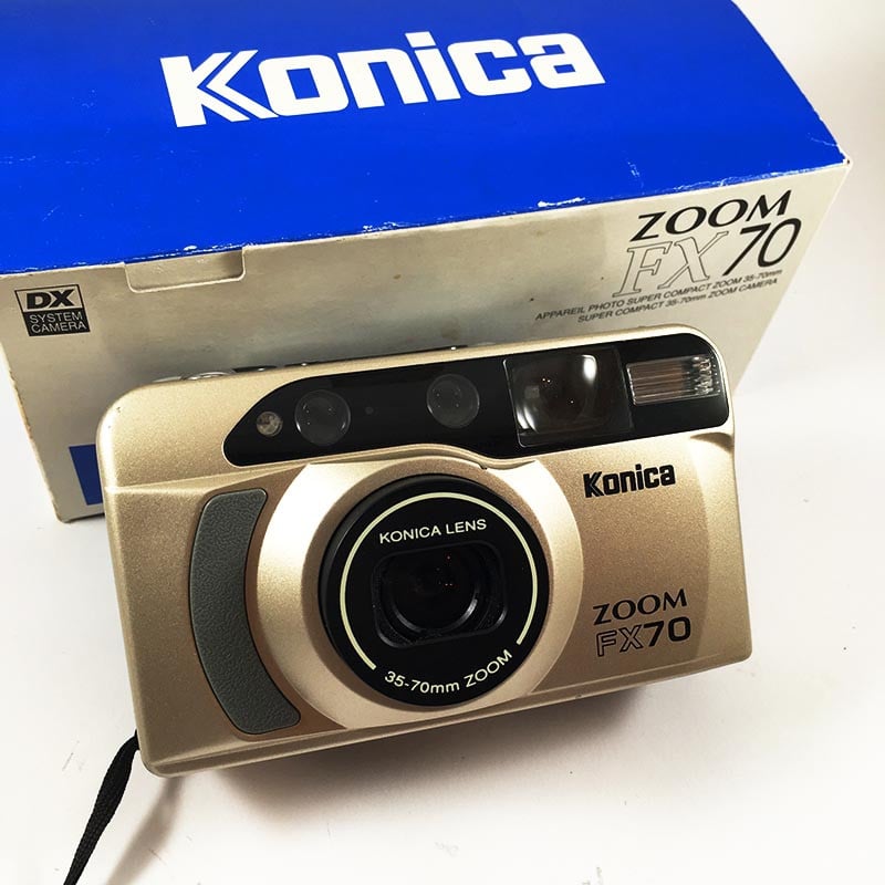 Konica Zoom FX70 35-70mm compact argentique zoom 135 35mm appareil photo ancien