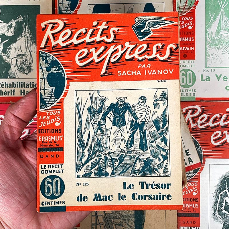journal revue magazine récits express sacha ivanov livret ancien vintage illustration exemplaire numéro 1930 1937