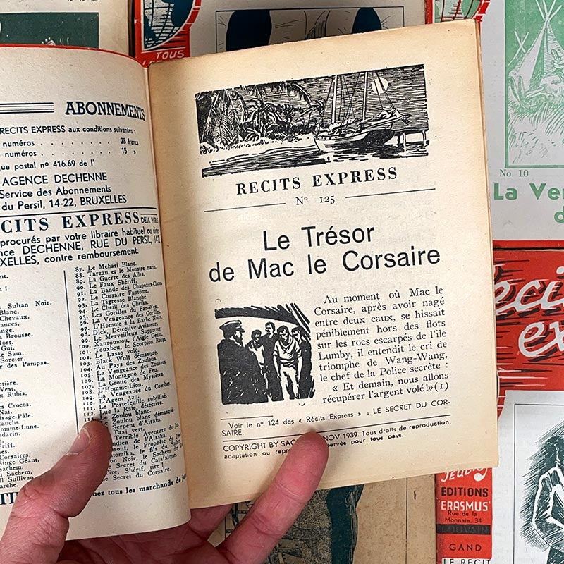 journal revue magazine récits express sacha ivanov livret ancien vintage illustration exemplaire numéro 1930 1937