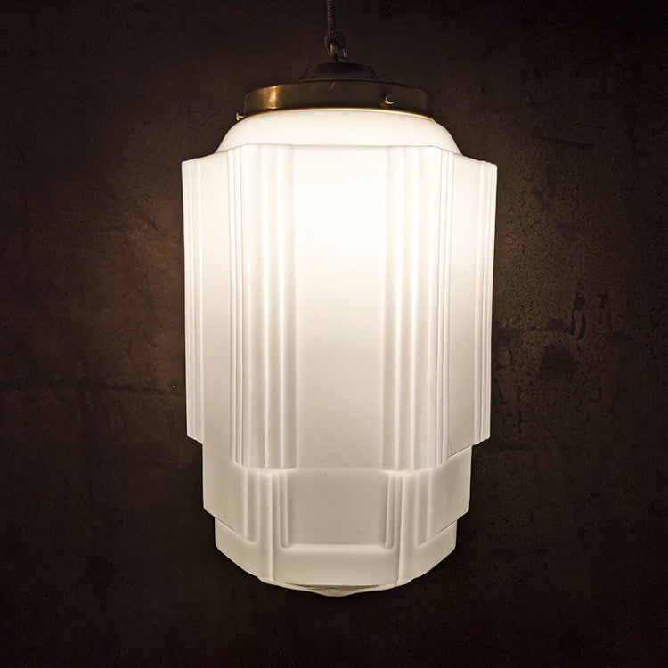 skyscraper luminaire ancien vintage quincaillerie laiton griffe e27 1930