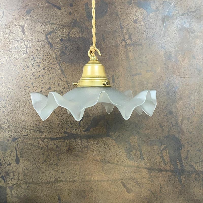 Luminaire Vintage Dentelé 1930