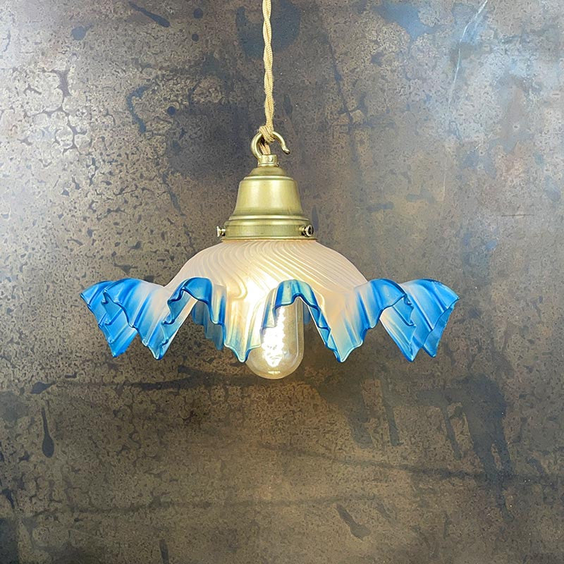 Luminaire Vintage Dentelé 1930