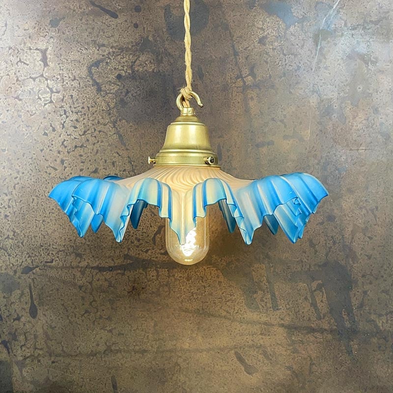 Luminaire Vintage Dentelé 1930