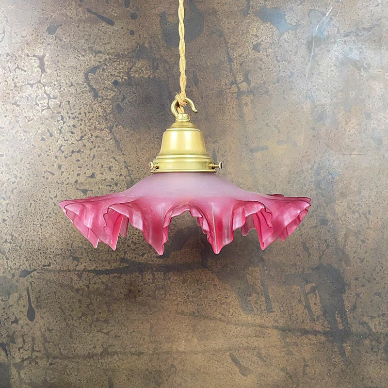 Luminaire Vintage Dentelé 1930