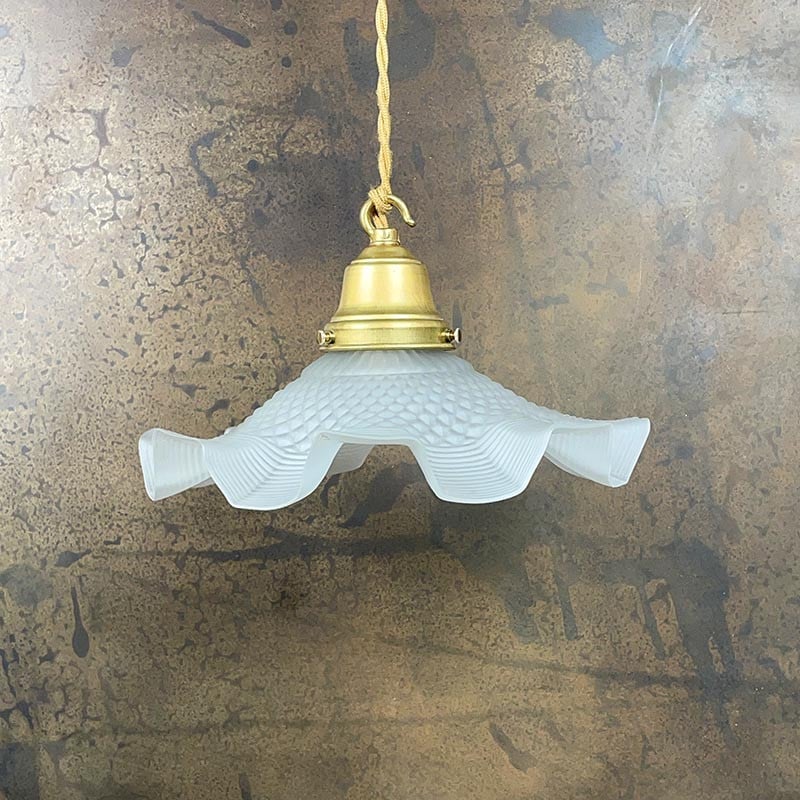 Luminaire Vintage Dentelé 1930