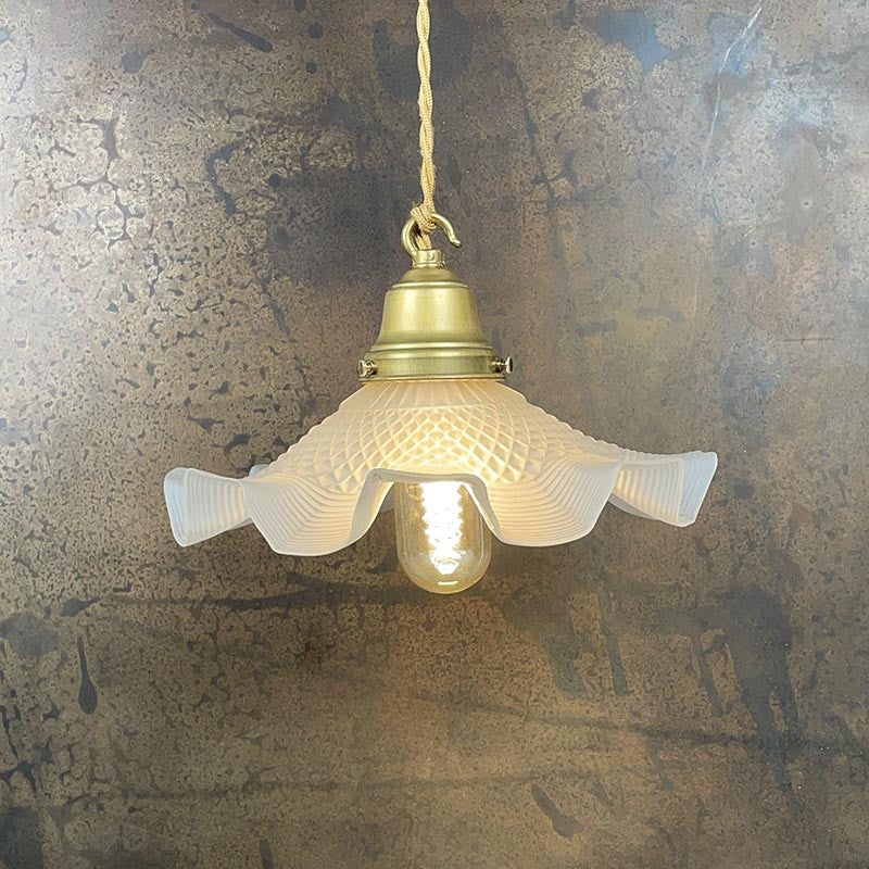 Luminaire Vintage Dentelé 1930