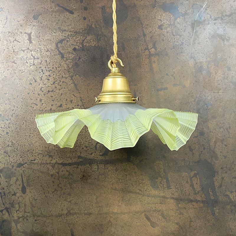 Luminaire Vintage Dentelé 1930