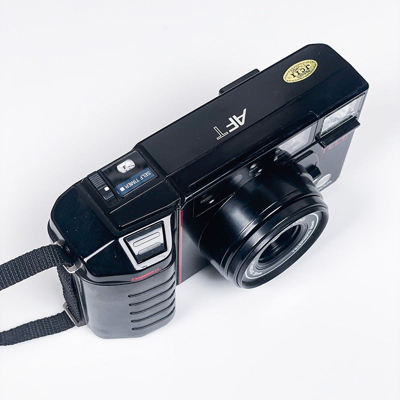 minolta aft af-T tele auto focus compact argentique pellicule film photo photographie 38mm 60mm double lens 24x36 35mm 135