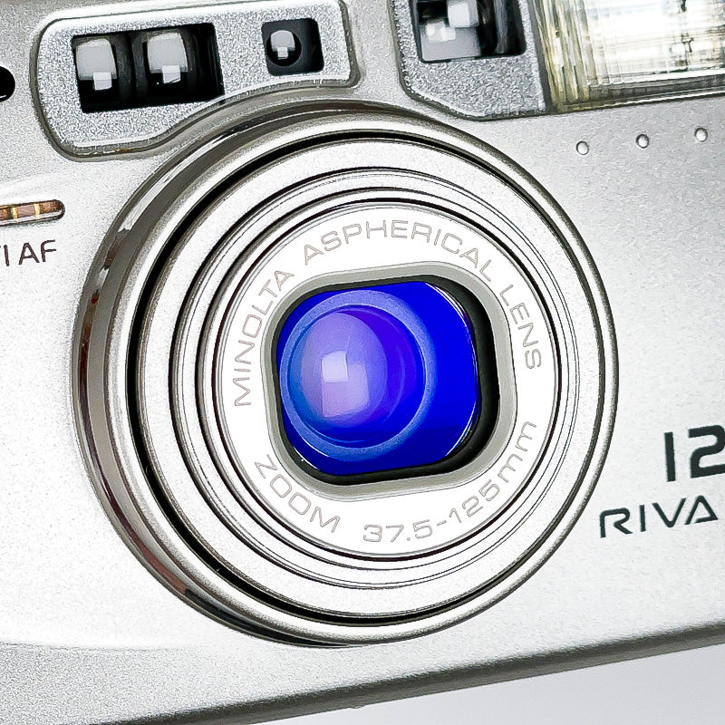 minolta riva zoom 125 37.5mm 125mm ancien vintage compact point and shoot pellicule argentique photo photographie 135 24x36 35mm