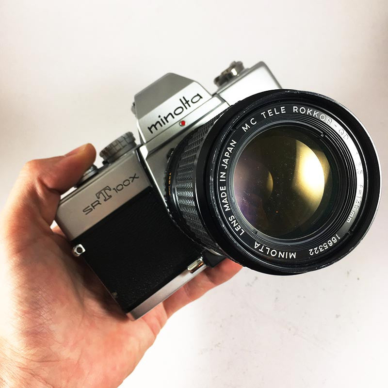 Minolta SRT 100X & 135mm 3.5