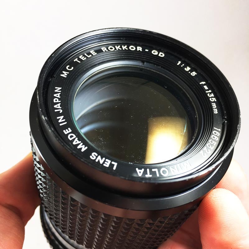 Minolta SRT 100X & 135mm 3.5
