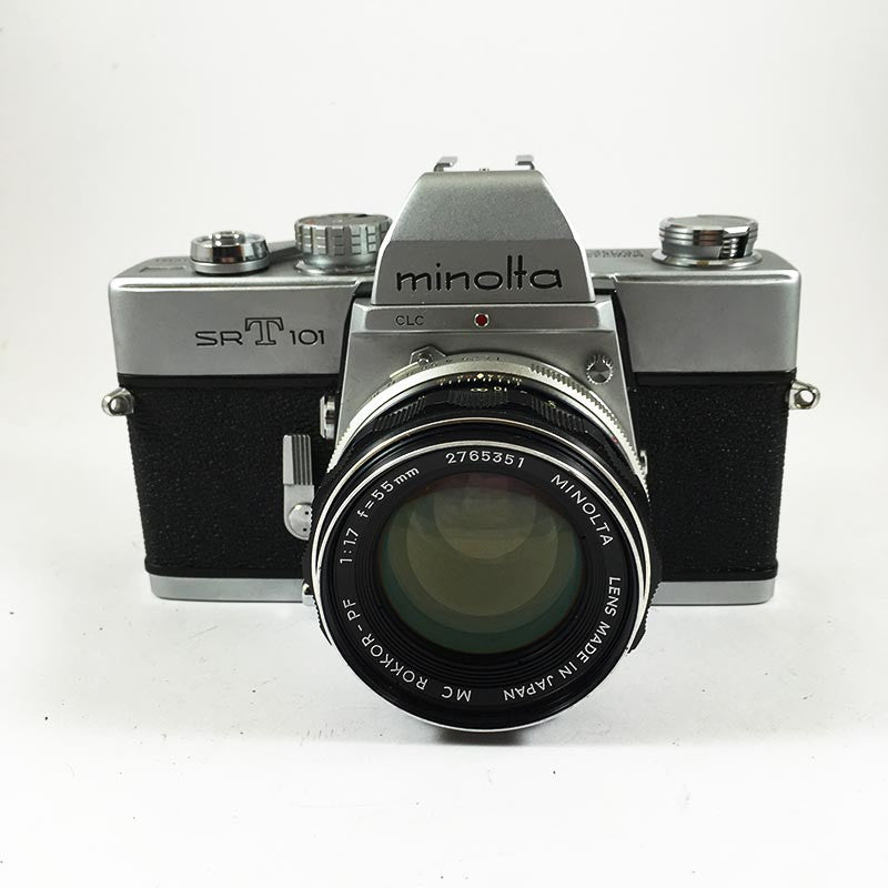 Minolta SRT 101 Chrome & Rokkor-PF 55mm 1.7