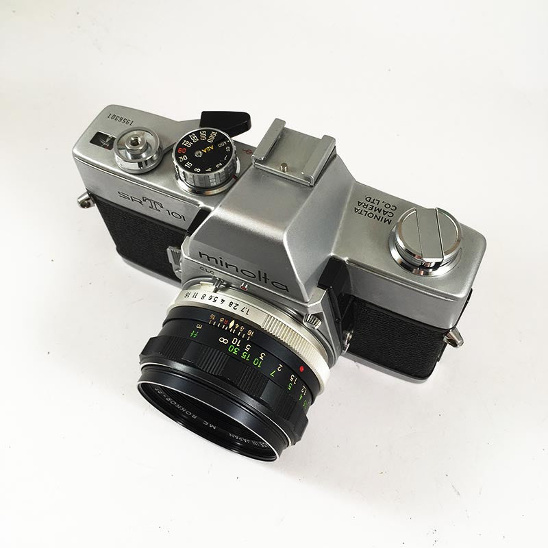 Minolta SRT 101 Chrome & Rokkor-PF 55mm 1.7